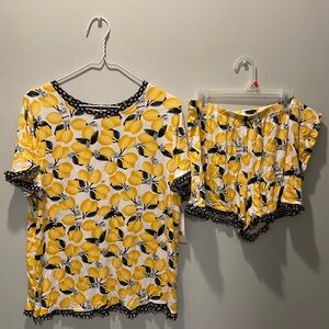 Large Lemon Pajama set